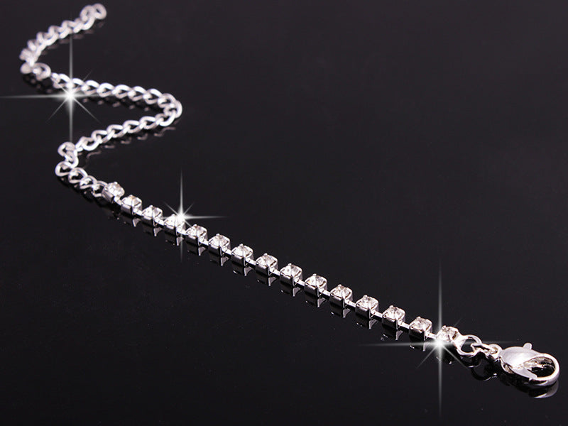 Hao Yue jewelry set, foreign trade explosion jewelry, four sets, matching crystal jewelry set