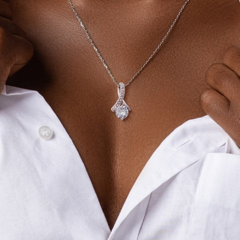 The Alluring Beauty Necklace and Sweetest Devotion Bouquet