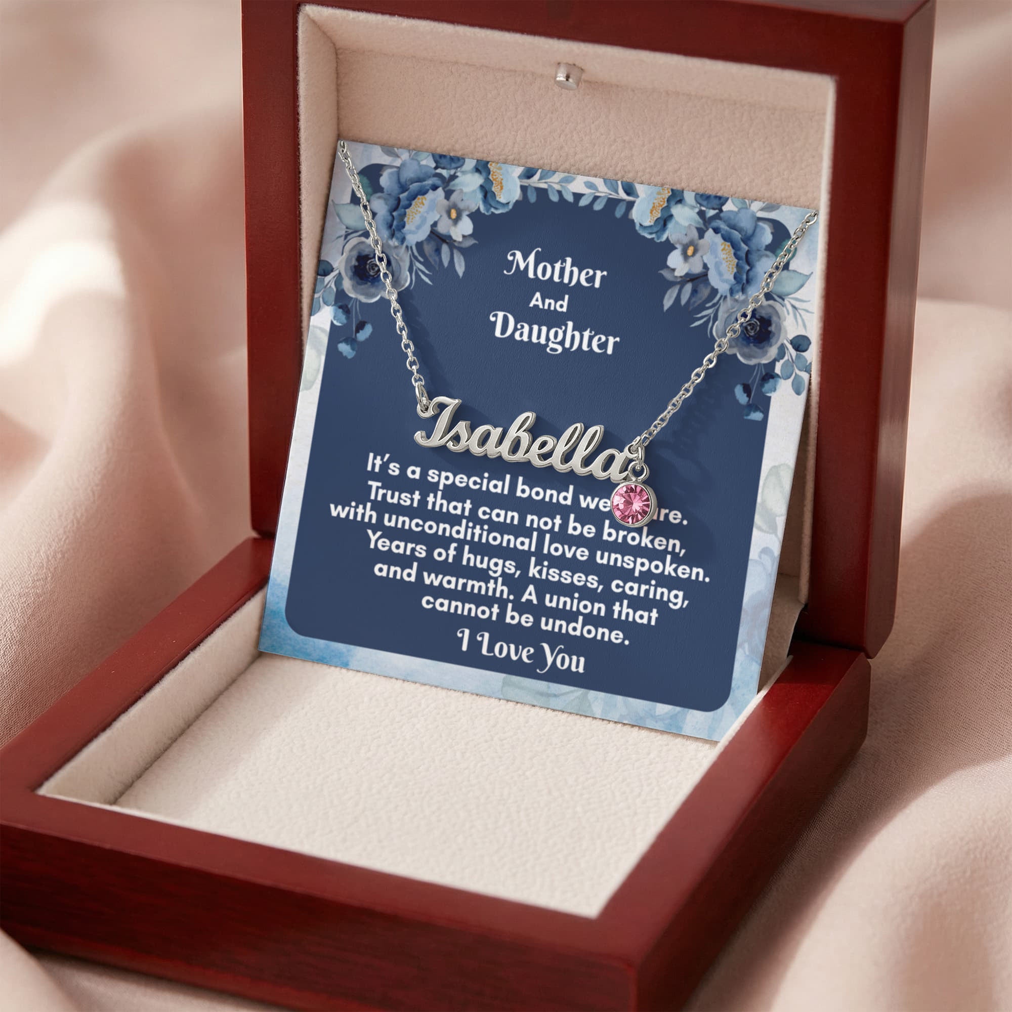 Personalized Birthstone Name Necklace: A Unique Keepsake Just for Her