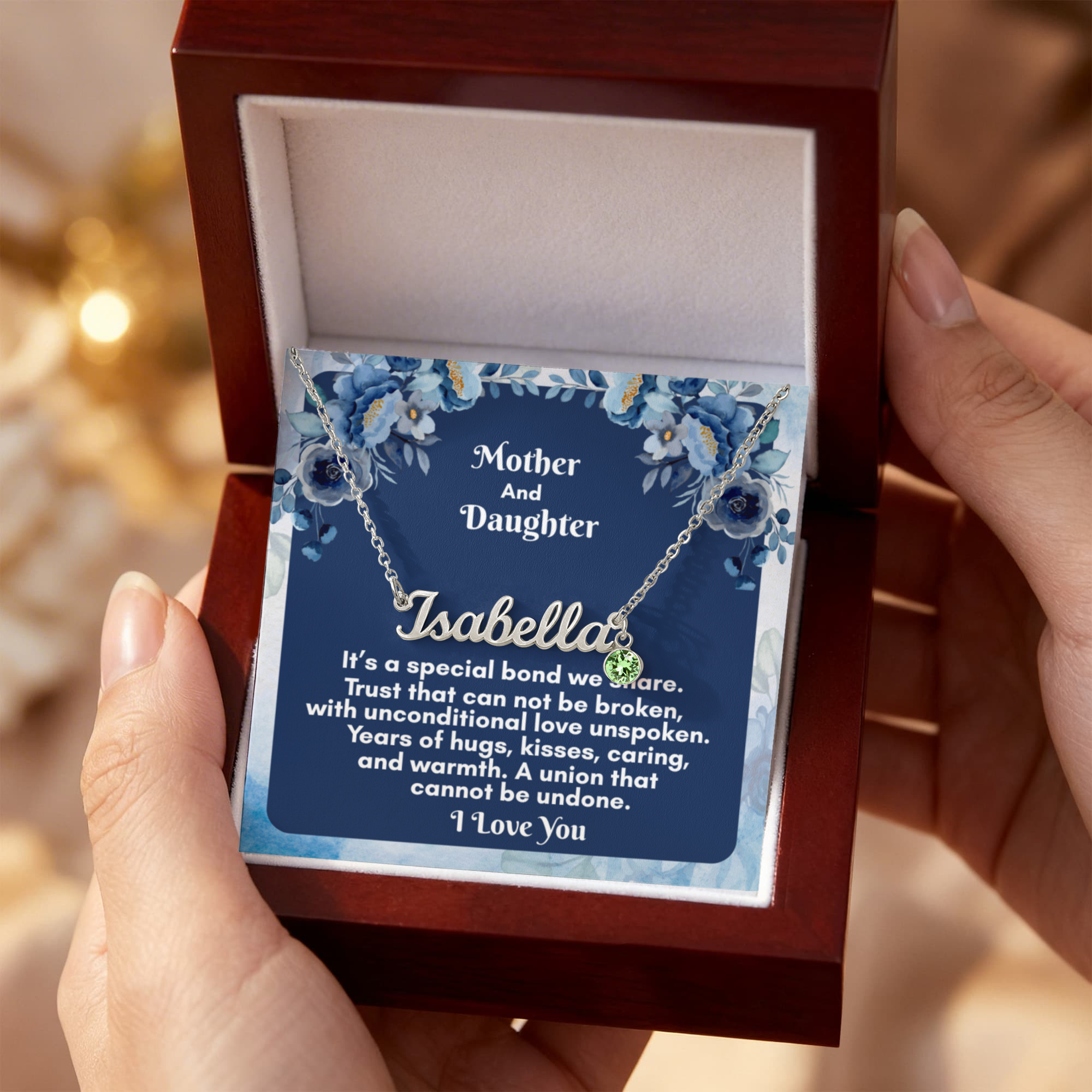 Personalized Birthstone Name Necklace: A Unique Keepsake Just for Her