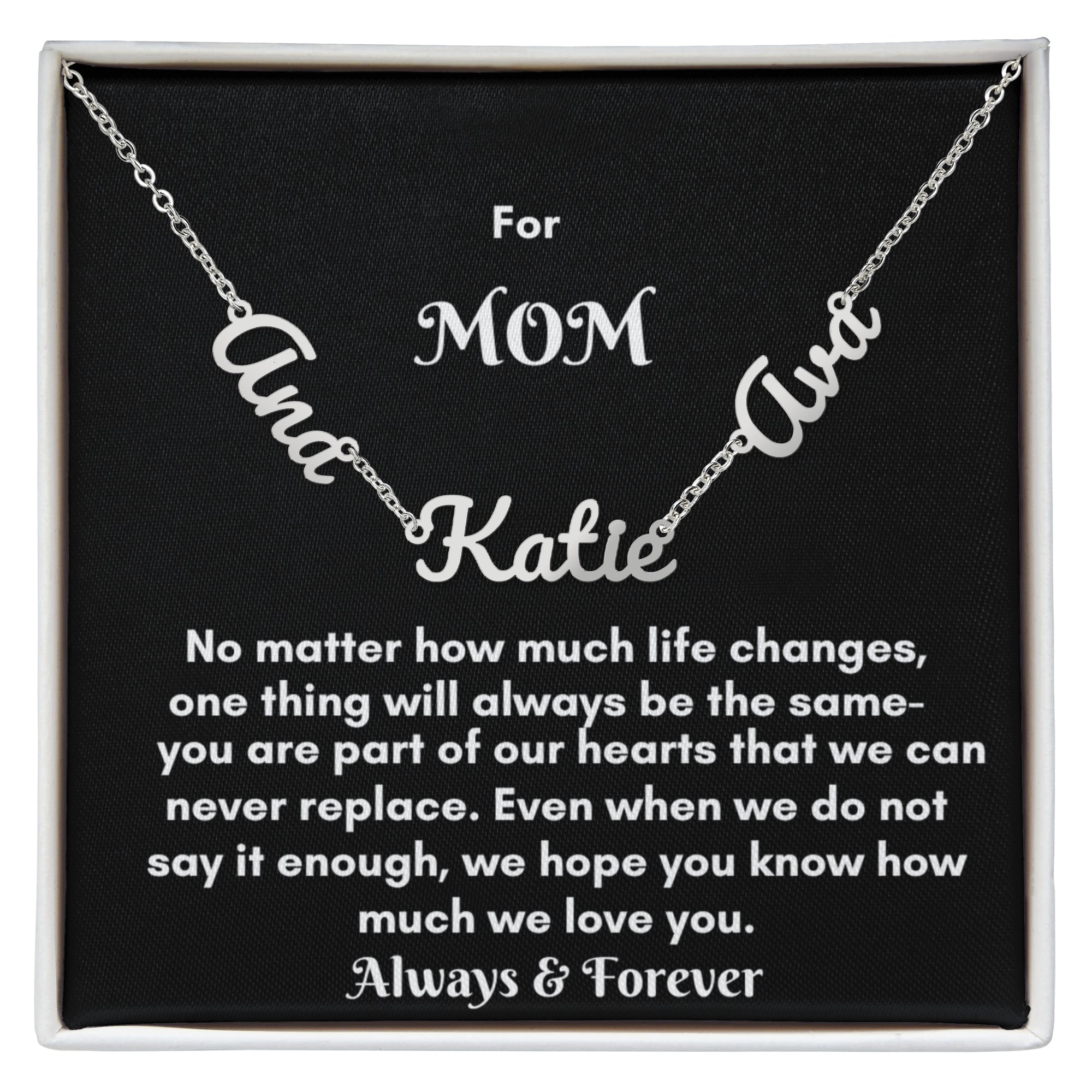 Personalized Name Necklace – A Heartfelt Jewelry Gift for Moms
