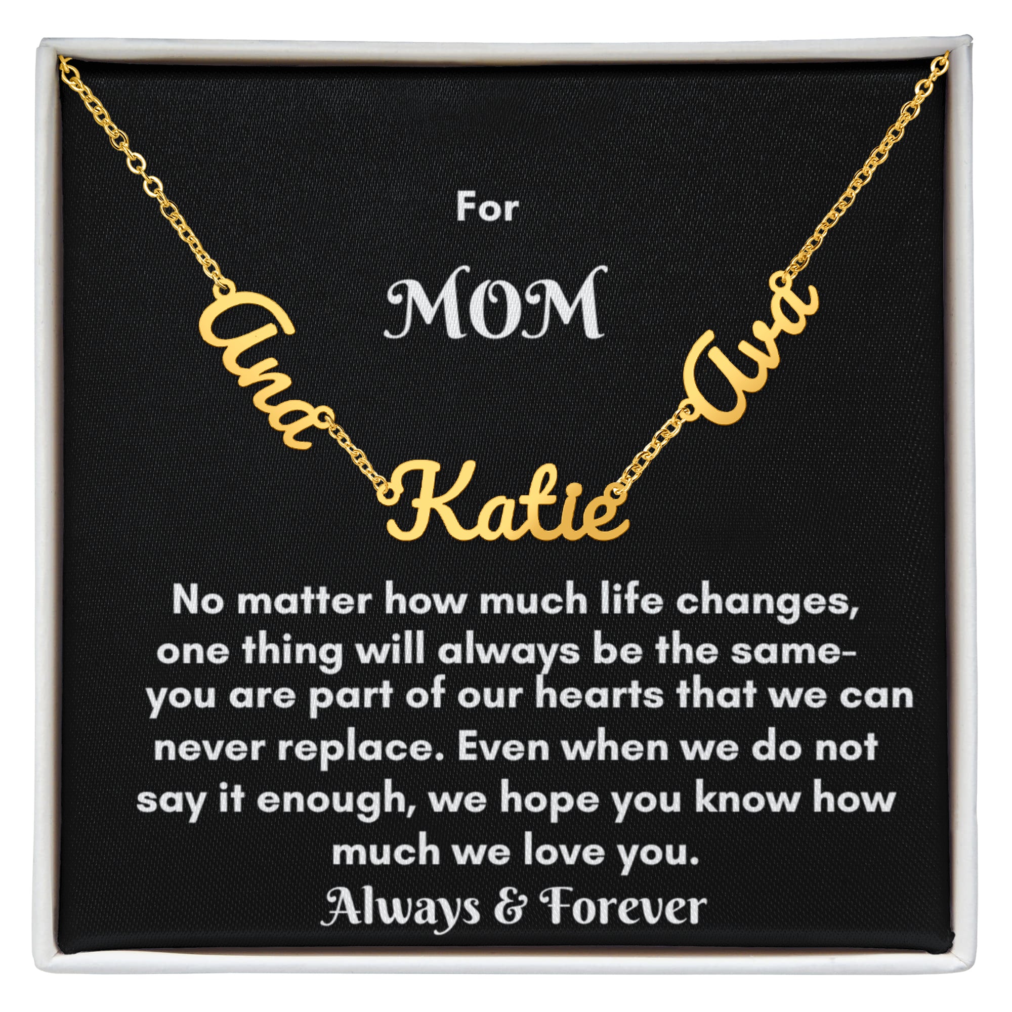 Personalized Name Necklace – A Heartfelt Jewelry Gift for Moms