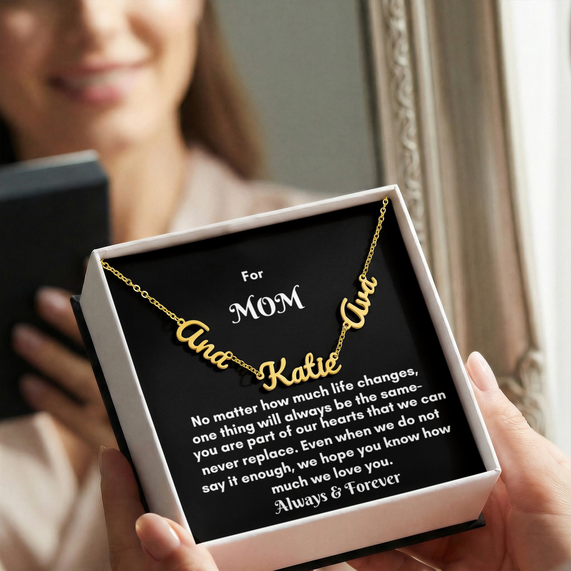 Personalized Name Necklace – A Heartfelt Jewelry Gift for Moms