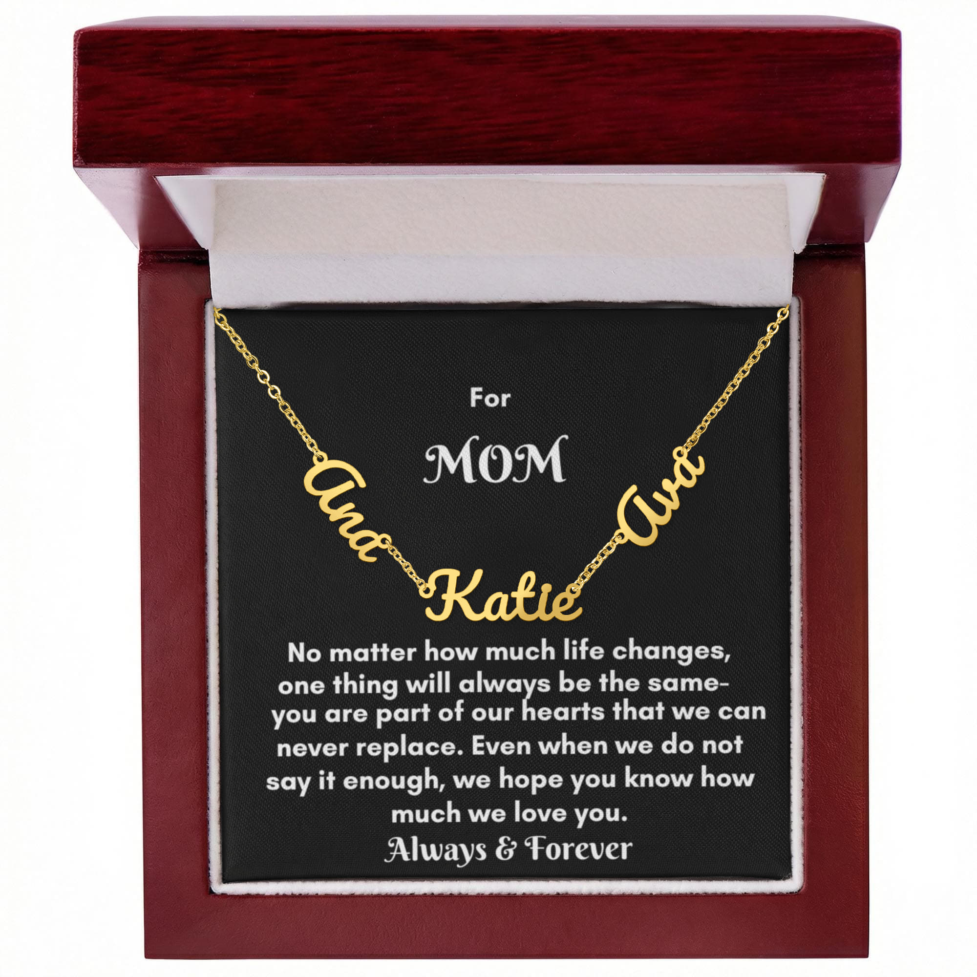 Personalized Name Necklace – A Heartfelt Jewelry Gift for Moms