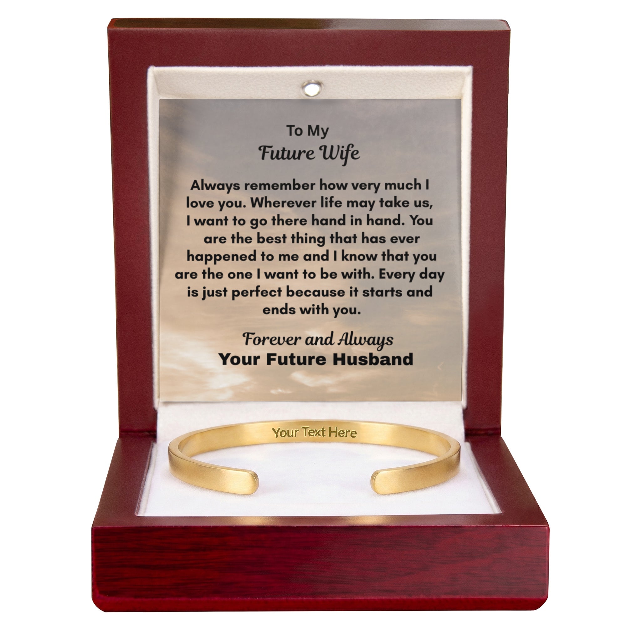 Custom Engraved Cuff Bracelet New Product!