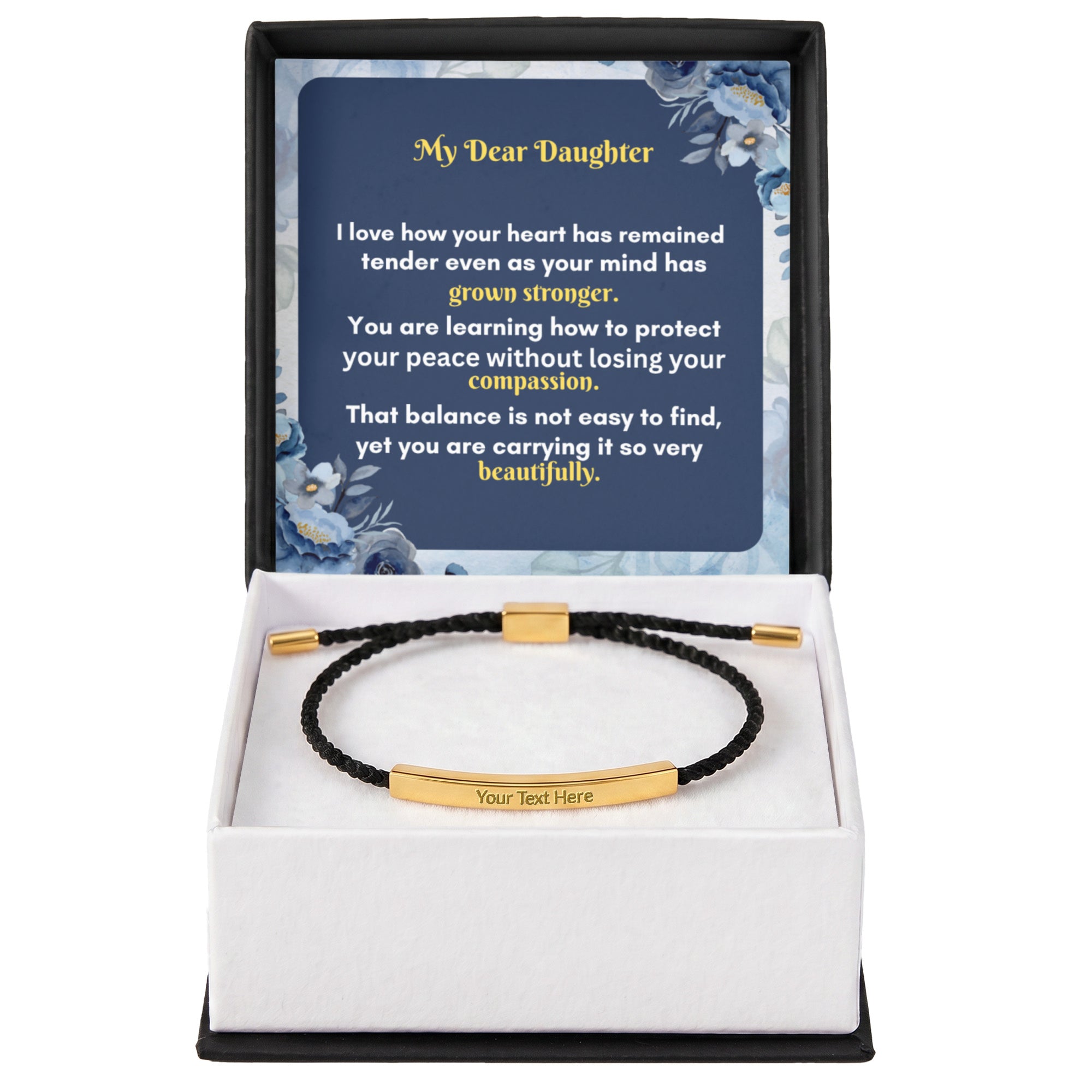 Custom Engraved Bar Bracelet