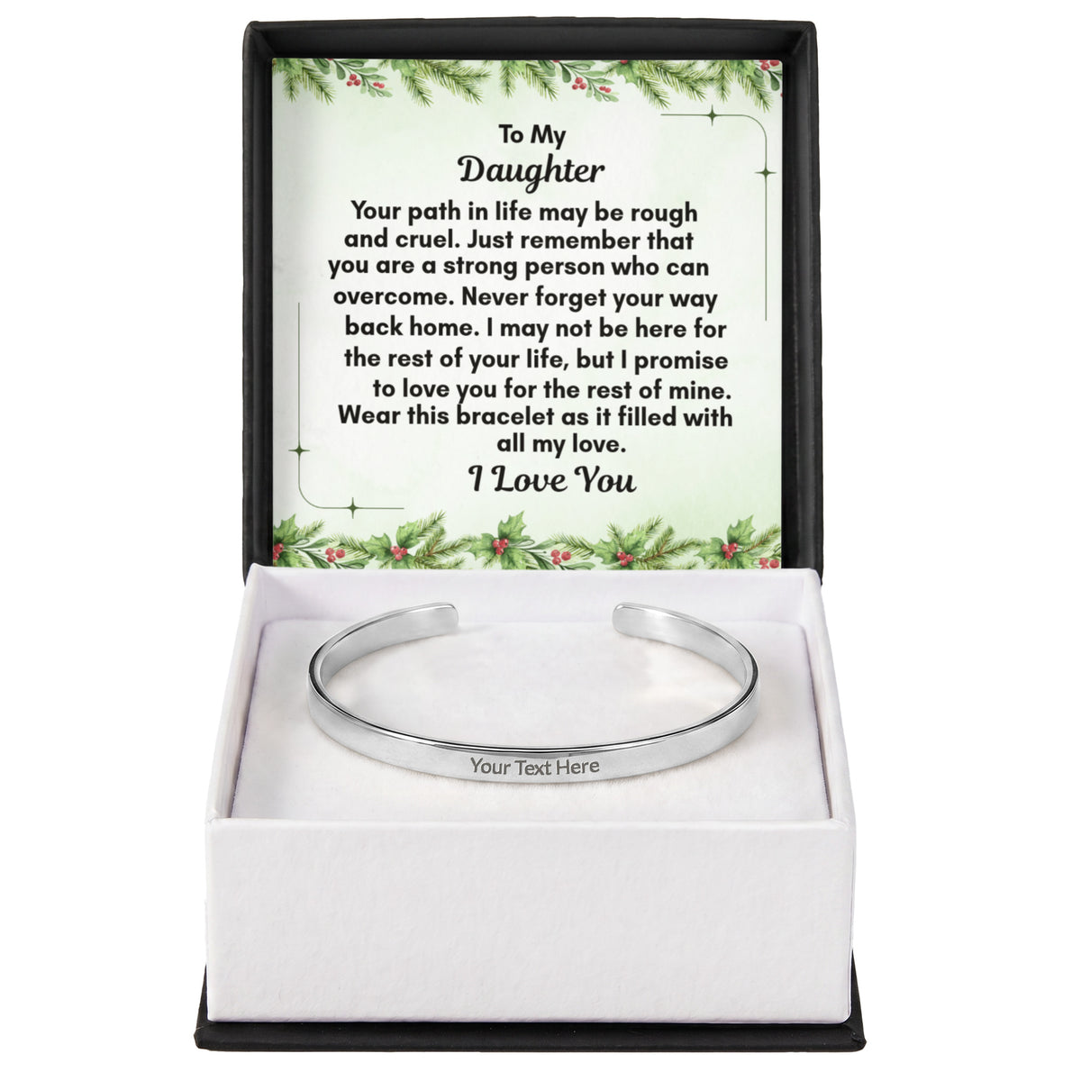 Custom Engraved Cuff Bracelet