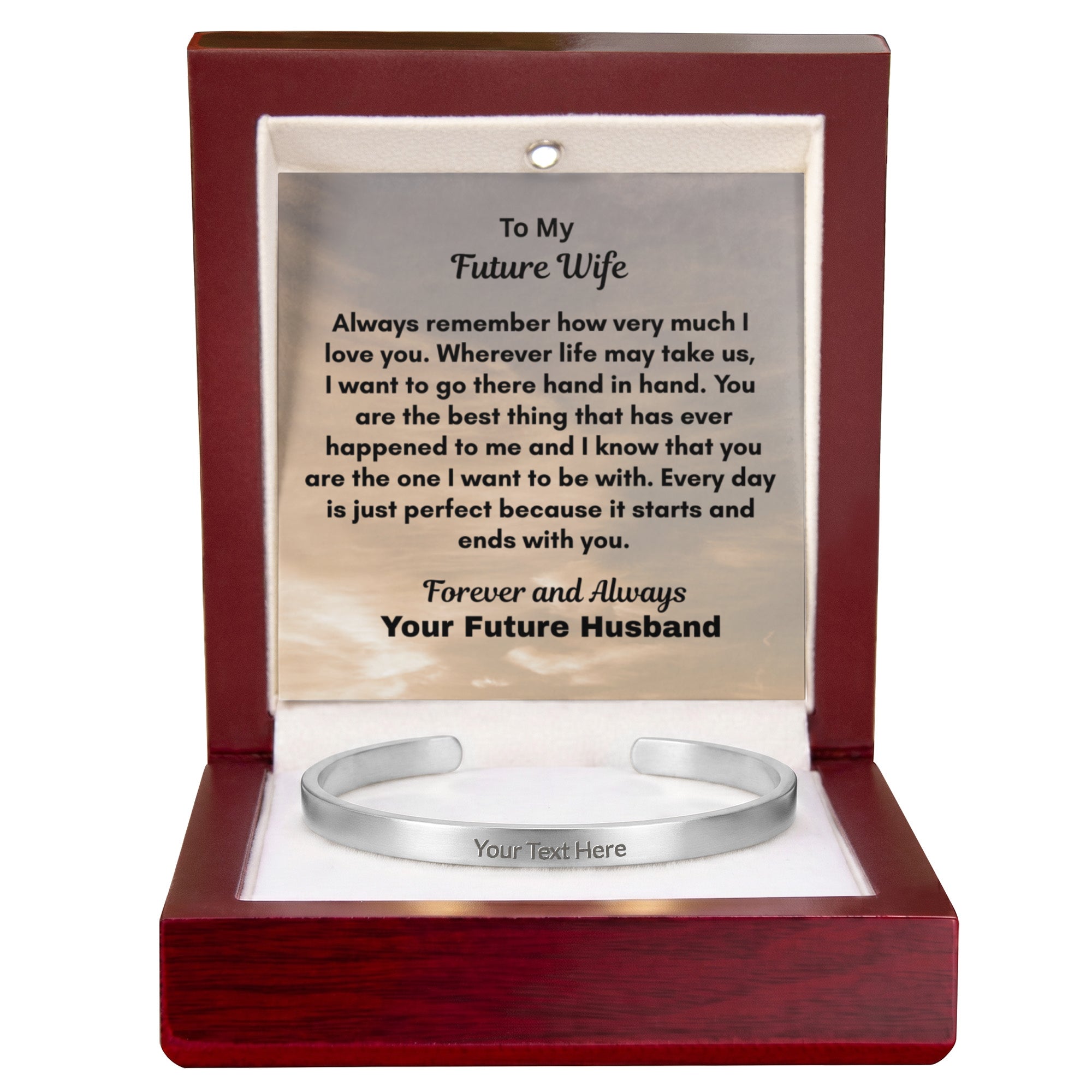 Custom Engraved Cuff Bracelet New Product!