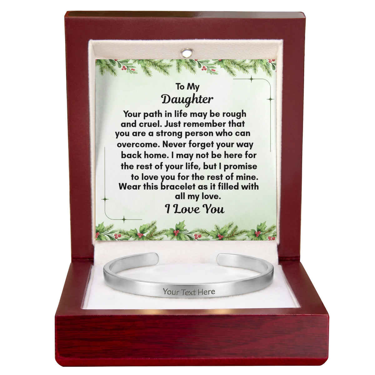 Custom Engraved Cuff Bracelet