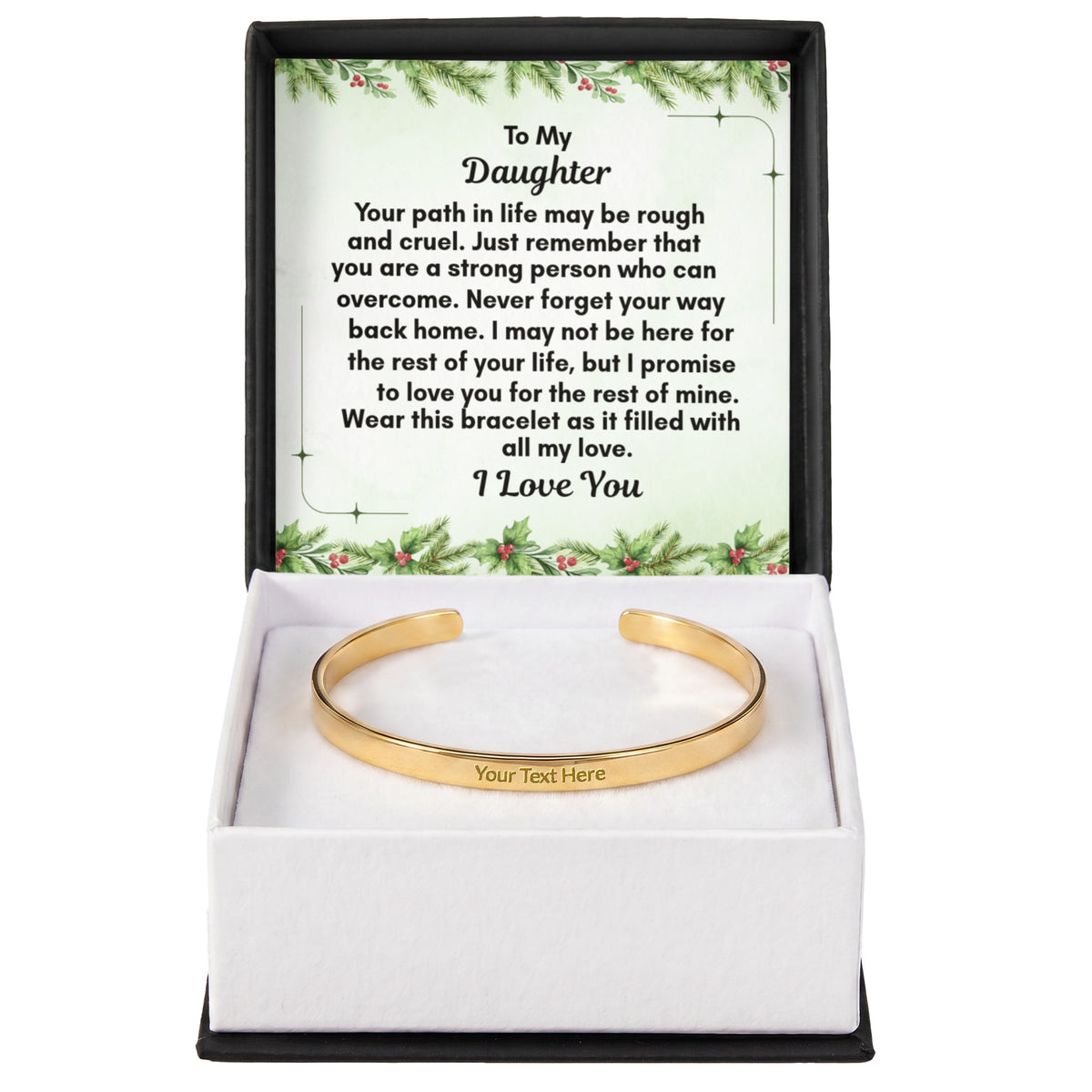 Custom Engraved Cuff Bracelet