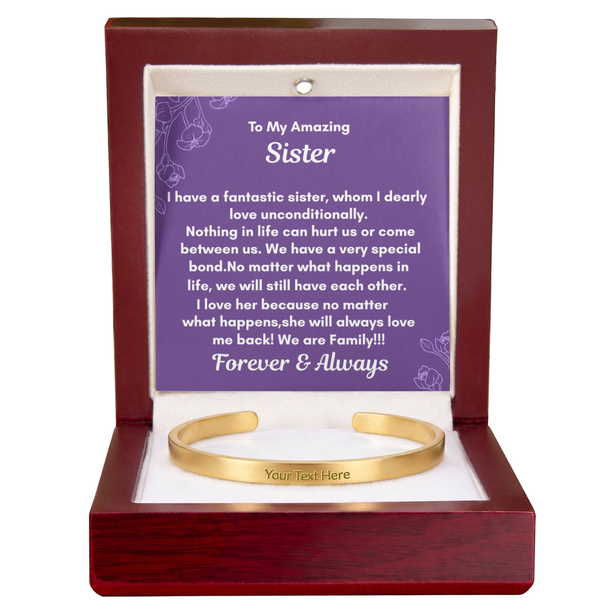Custom Engraved Cuff Bracelet