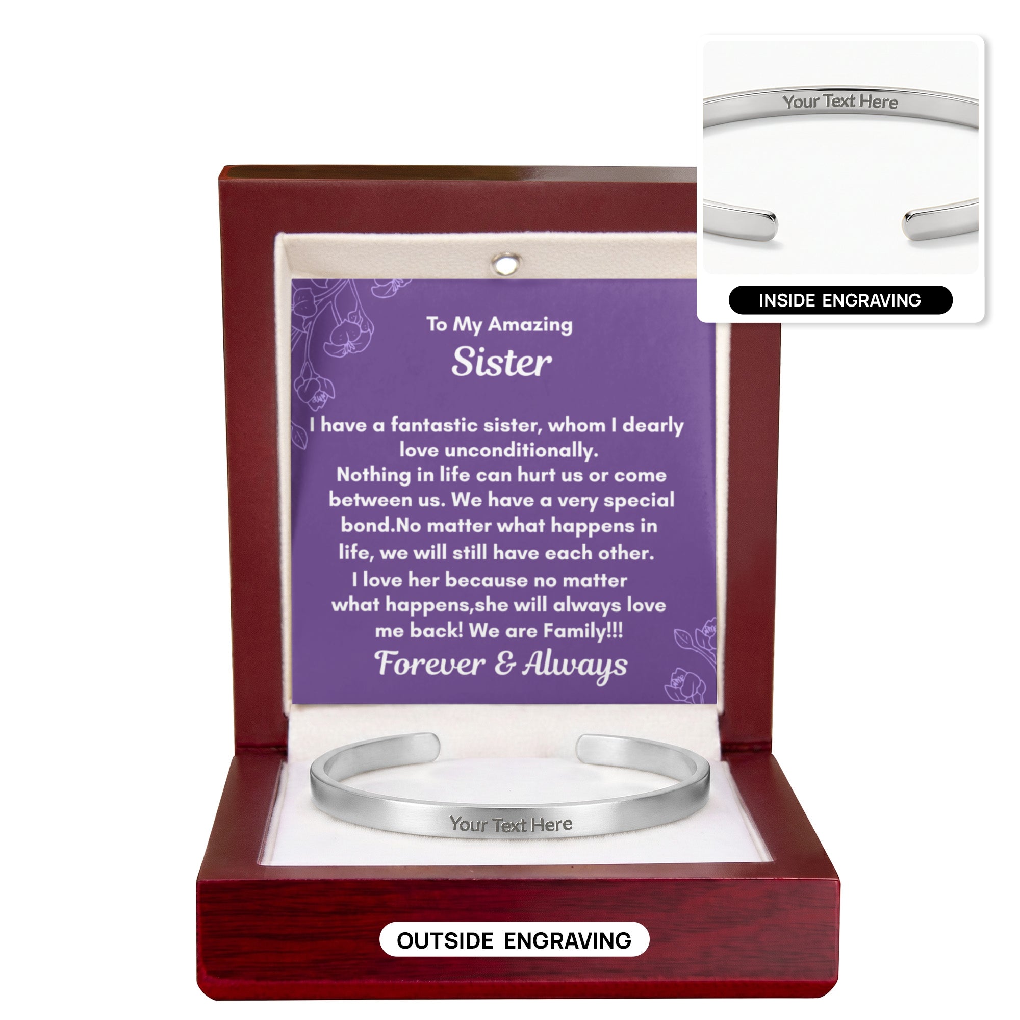 Custom Engraved Cuff Bracelet