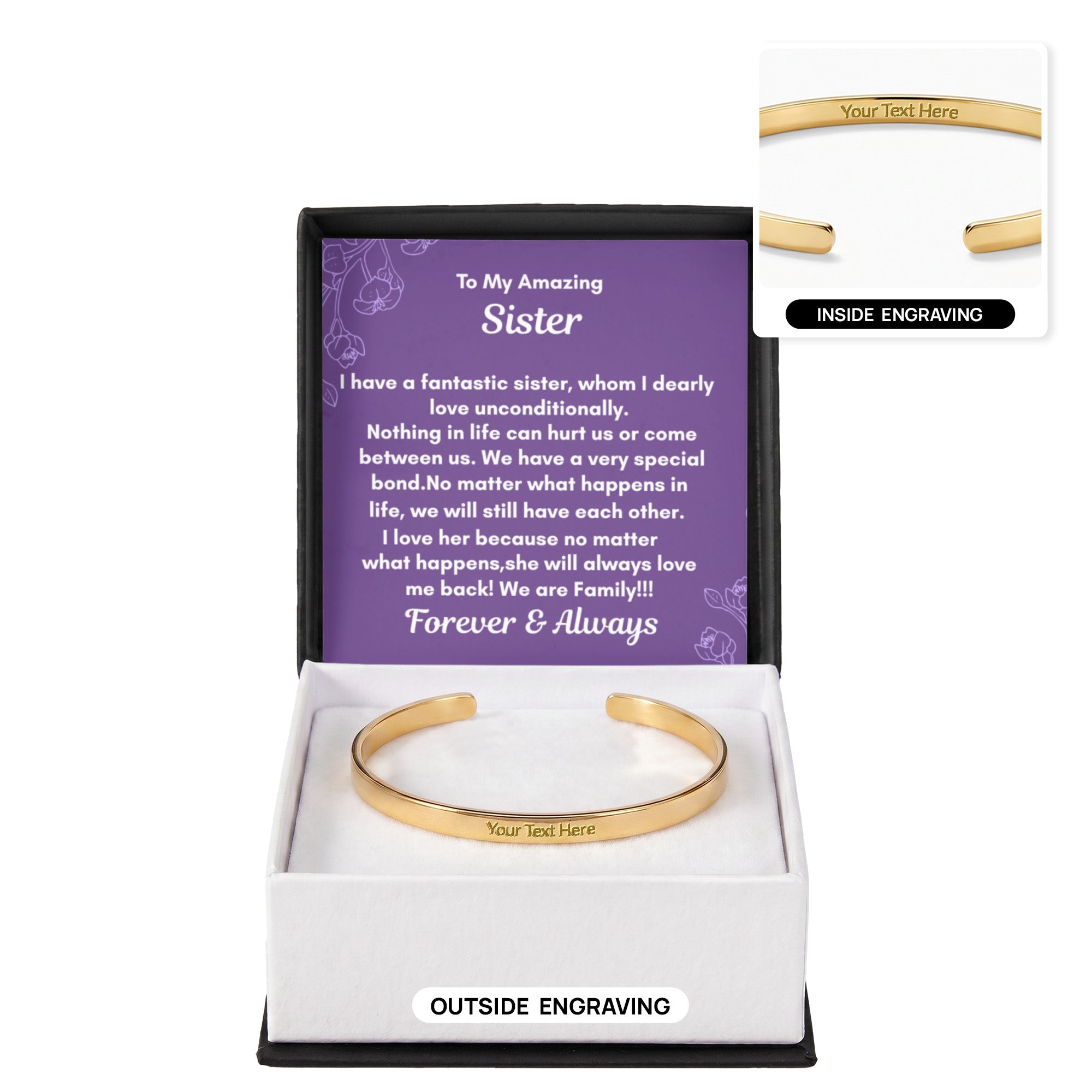 Custom Engraved Cuff Bracelet