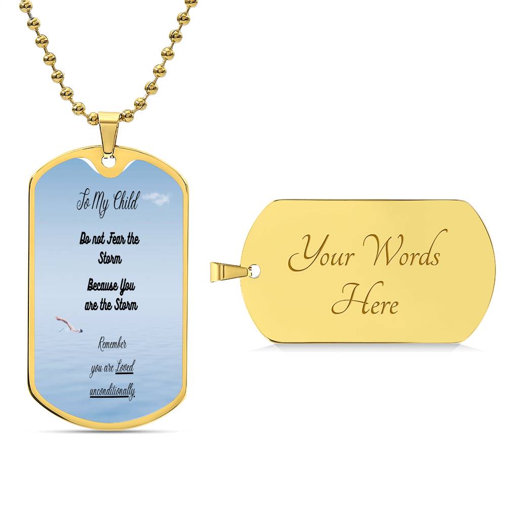 Personalized Dog Tag Necklace for Kids – A Meaningful Keepsake They&