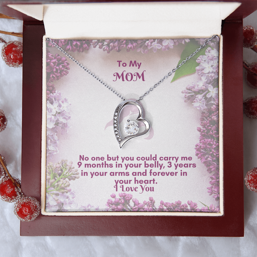 Forever Heart Necklace - A Timeless Gift for Mom