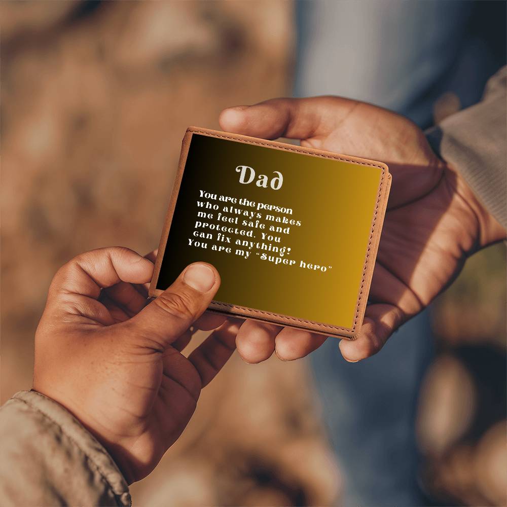 Graphic Leather Wallet