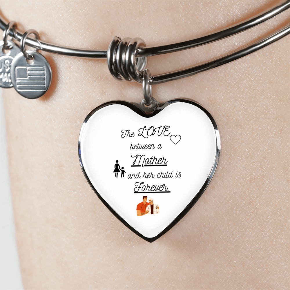 Personalized Mother Love Bangle Bracelet: A Timeless Keepsake