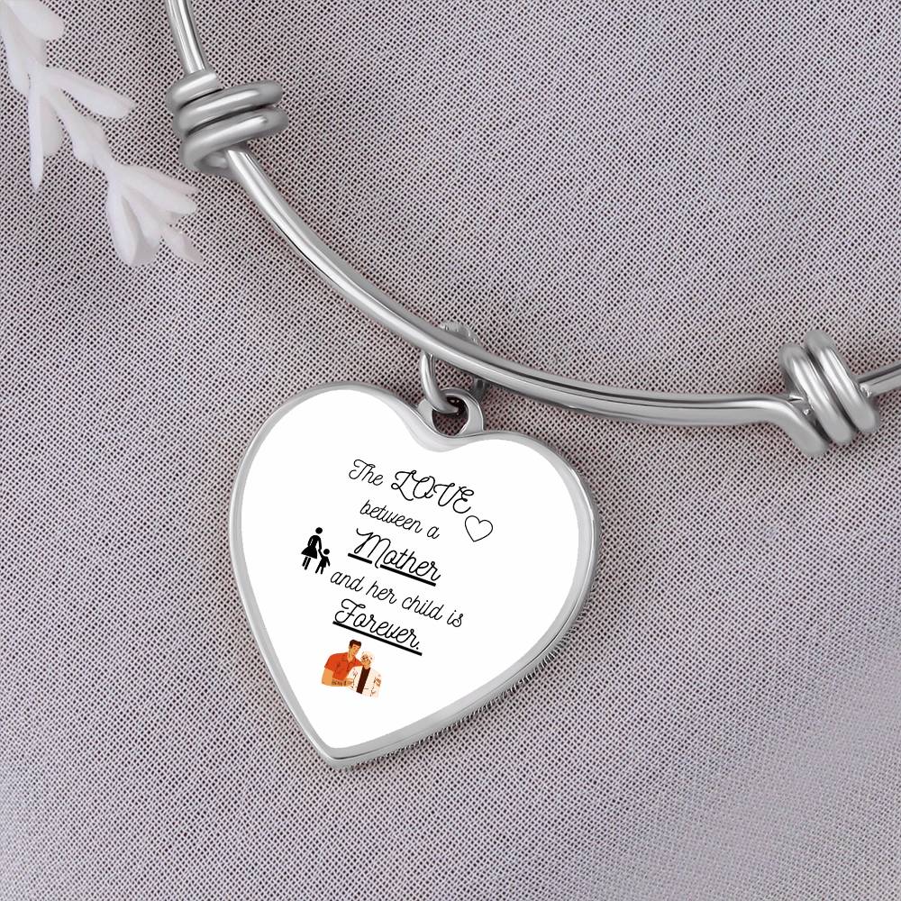 Personalized Mother Love Bangle Bracelet: A Timeless Keepsake