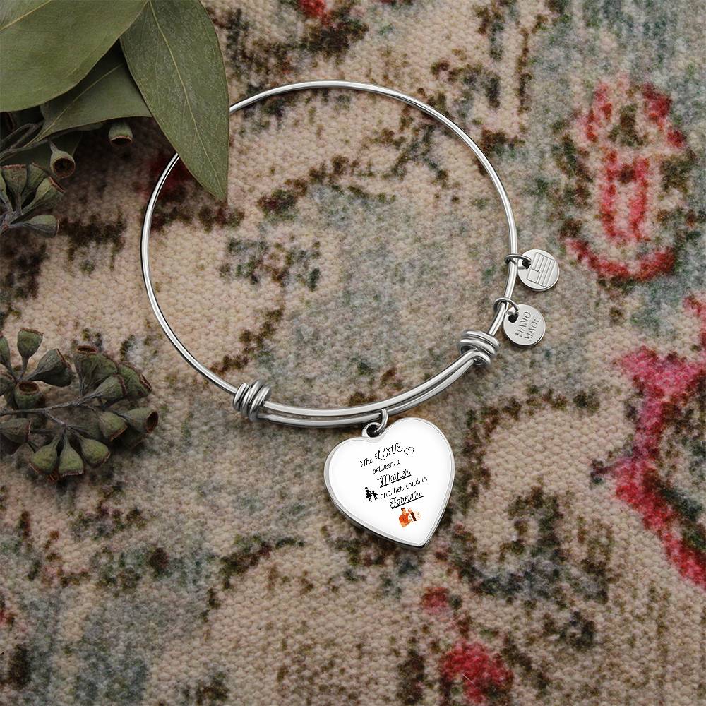 Personalized Mother Love Bangle Bracelet: A Timeless Keepsake