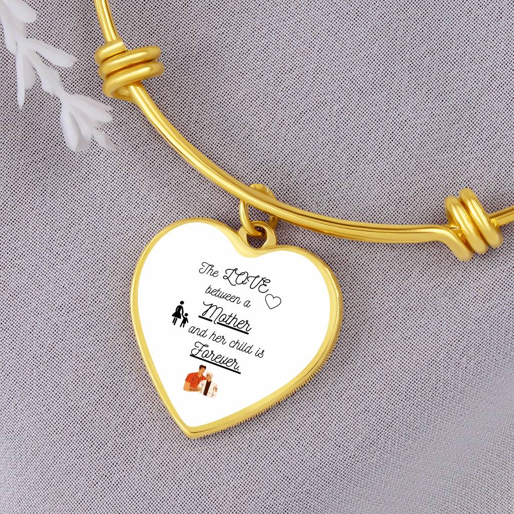 Personalized Mother Love Bangle Bracelet: A Timeless Keepsake