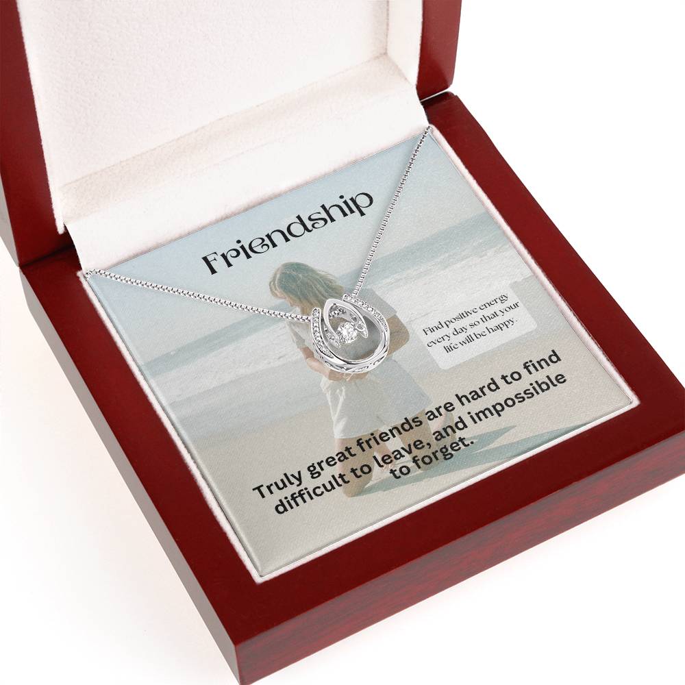 Lucky in Love Necklace: A Heartfelt Gift to Celebrate Your Special Connection