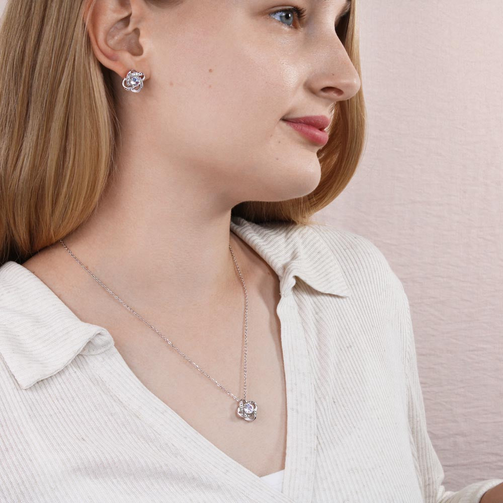 Love Knot and Earring Set