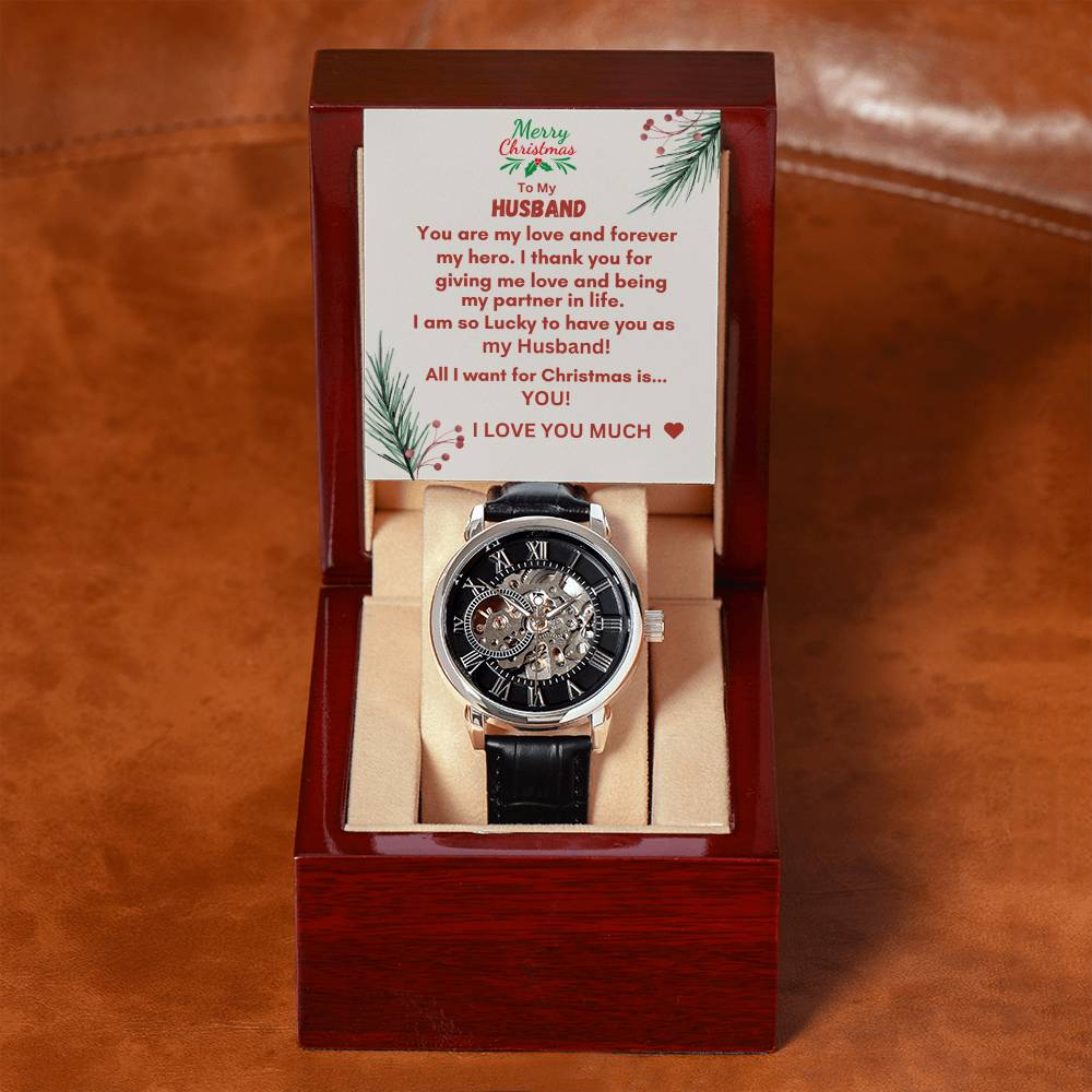 Men's Openwork Watch