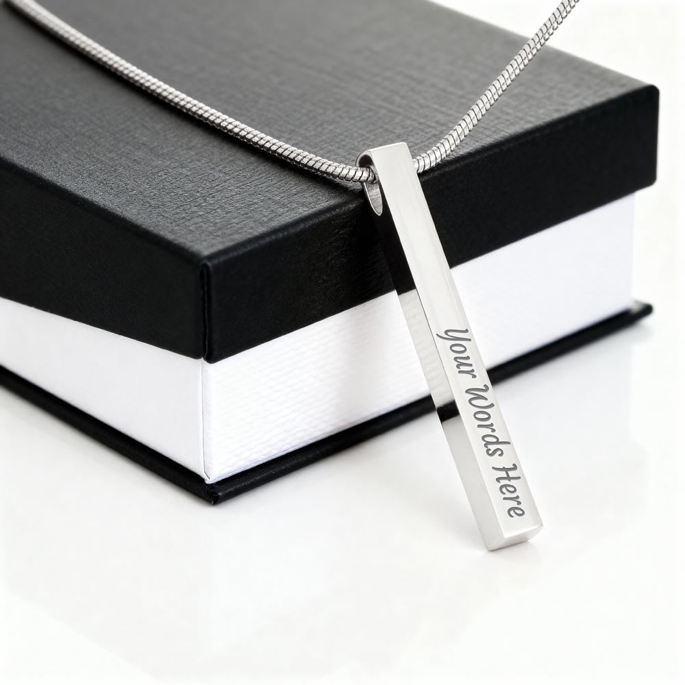 personalized engraved stick necklace - Unique & Meaningful Jewelry