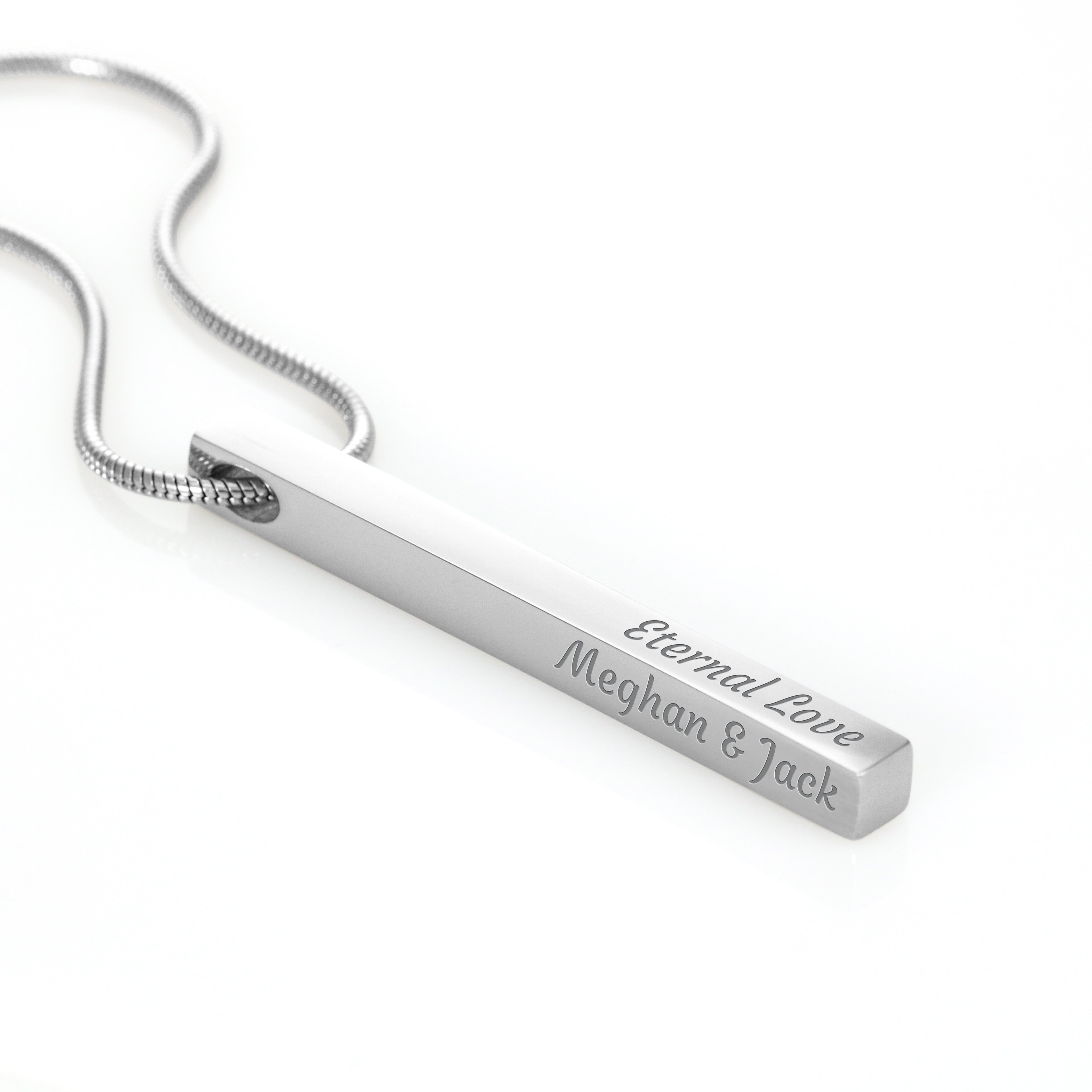 personalized engraved stick necklace - Unique & Meaningful Jewelry
