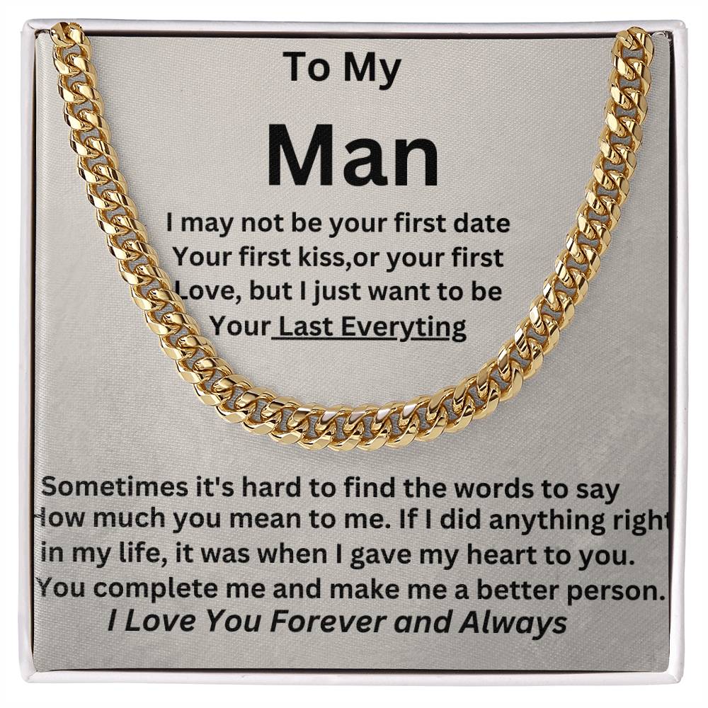 Cuban Link Chain Necklace - The Perfect Gift for Him