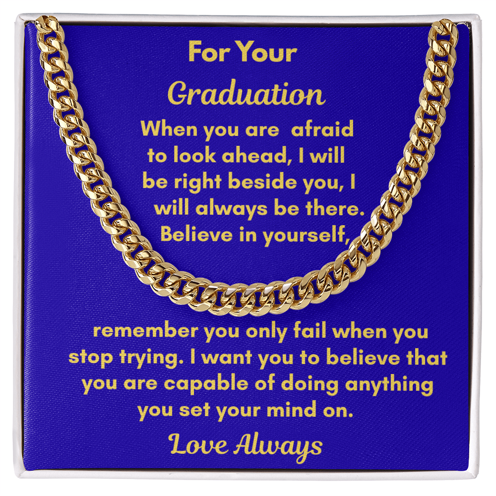 Cuban Link Chain for Graduation: The Perfect Graduation Gift for Your Graduate