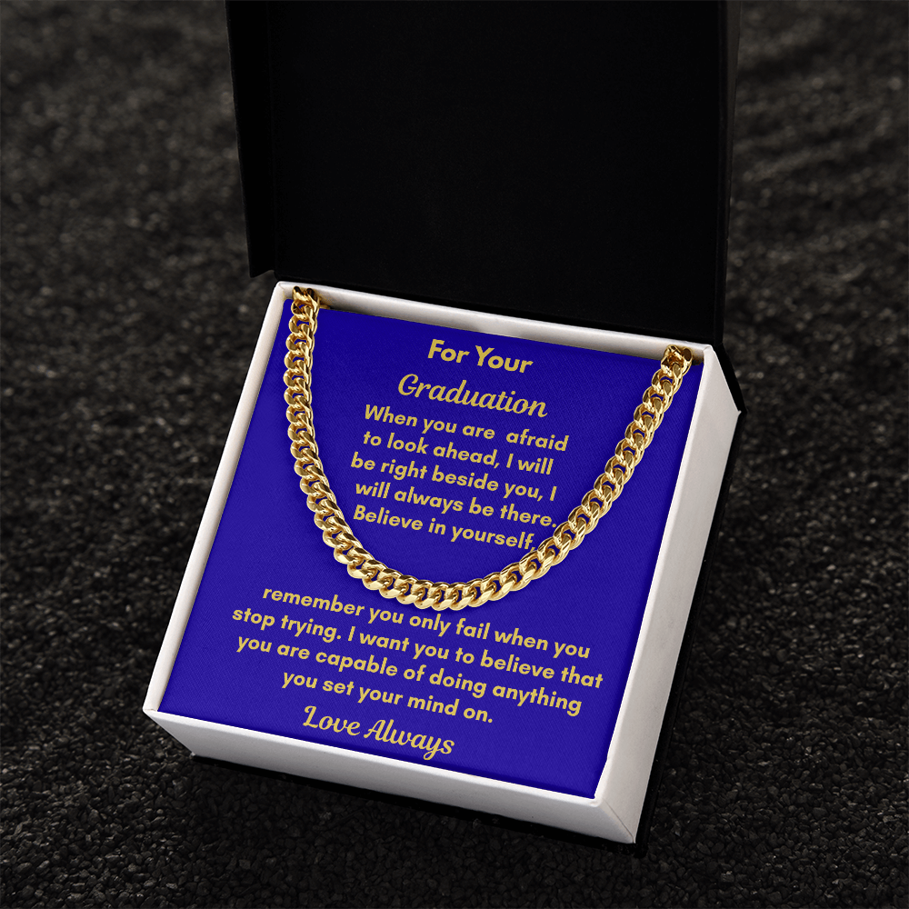 Cuban Link Chain for Graduation: The Perfect Graduation Gift for Your Graduate