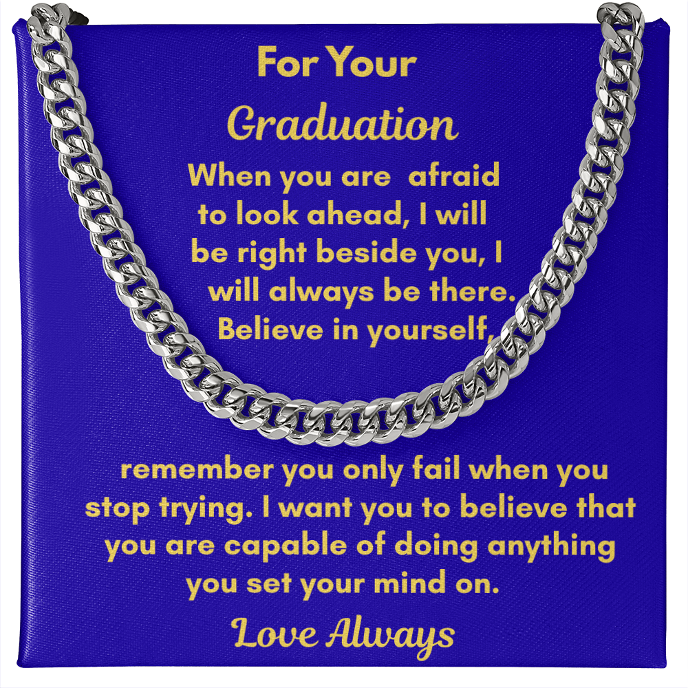 Cuban Link Chain for Graduation: The Perfect Graduation Gift for Your Graduate