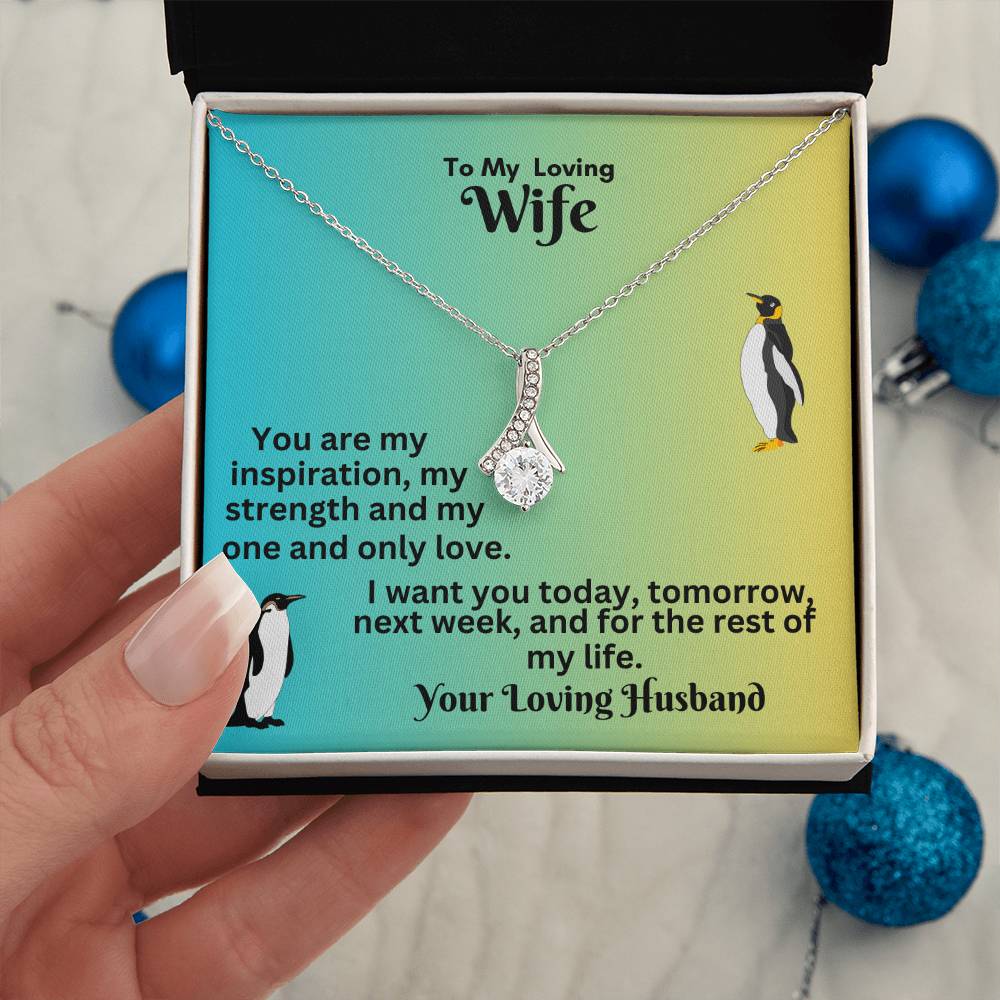 Elegant Ribbon Necklace: A Timeless Gift for Your Love