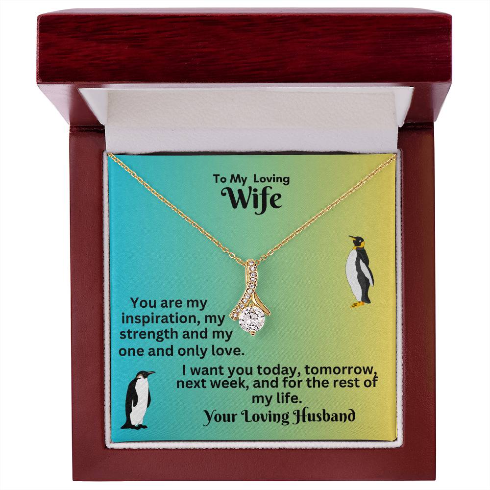 Elegant Ribbon Necklace: A Timeless Gift for Your Love