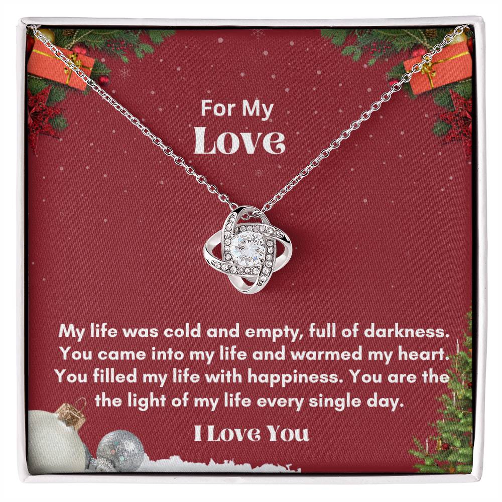 Elegant Love Knot Necklace Gift for Your Soulmate