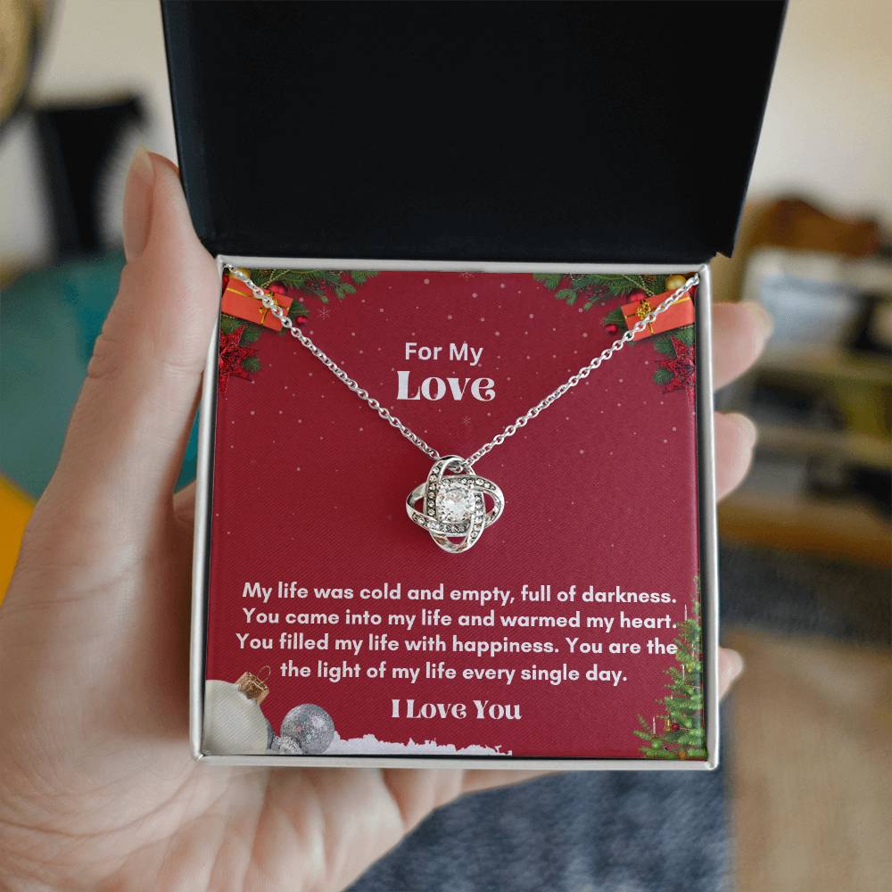 Elegant Love Knot Necklace Gift for Your Soulmate