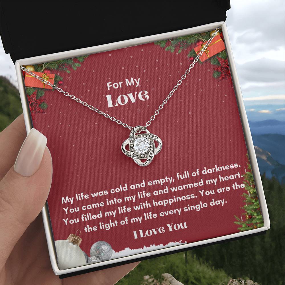 Elegant Love Knot Necklace Gift for Your Soulmate