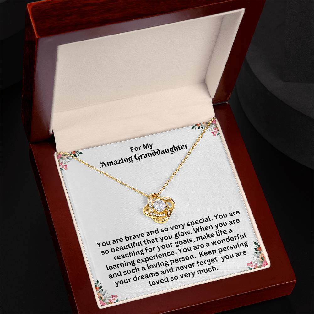 Love Knot Necklace for Granddaughter: Cherish Your Bond