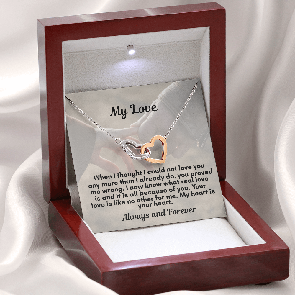 The interlocking Hearts Necklace