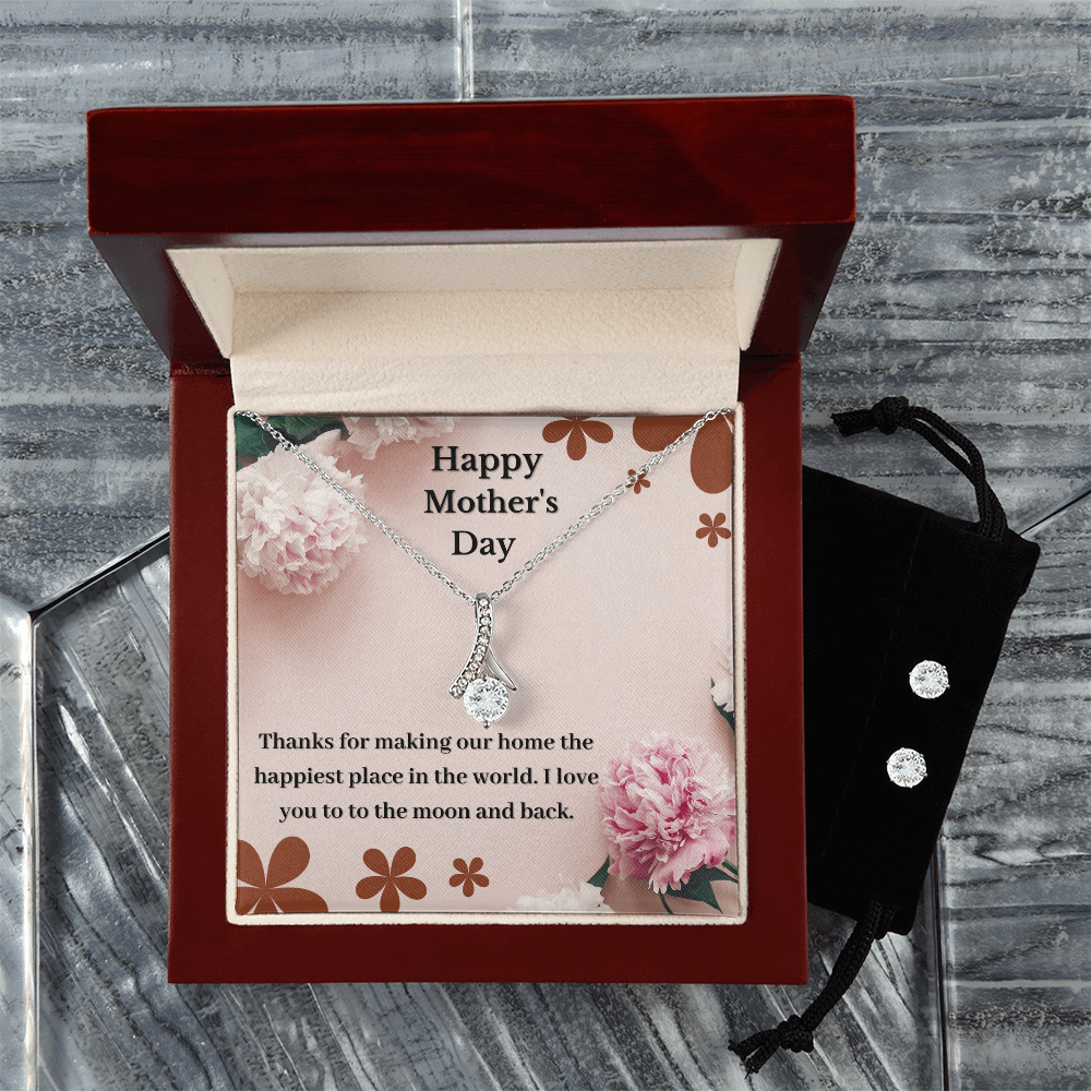 The Alluring Beauty Necklace and Matching Earring Set