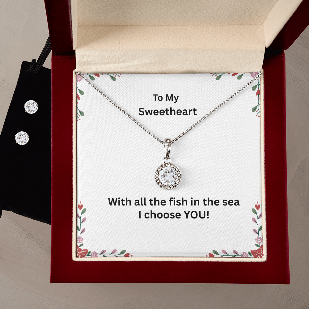 Eternal Hope Necklace and Earring Set