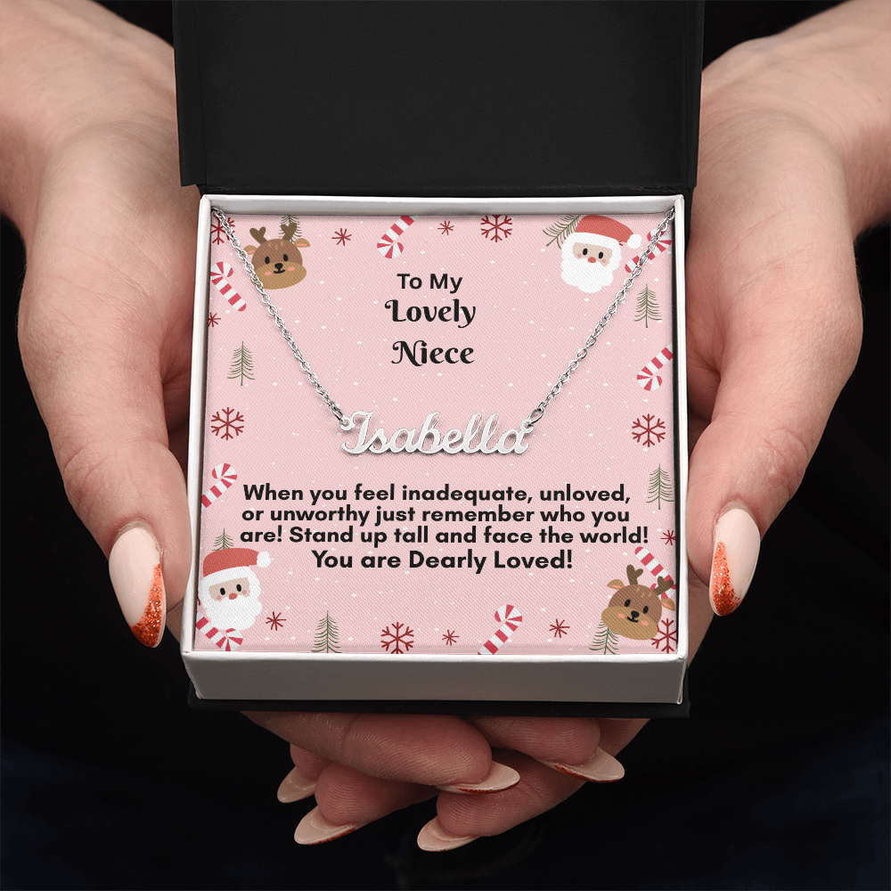 Personalized Named Necklace on sale now half price!
