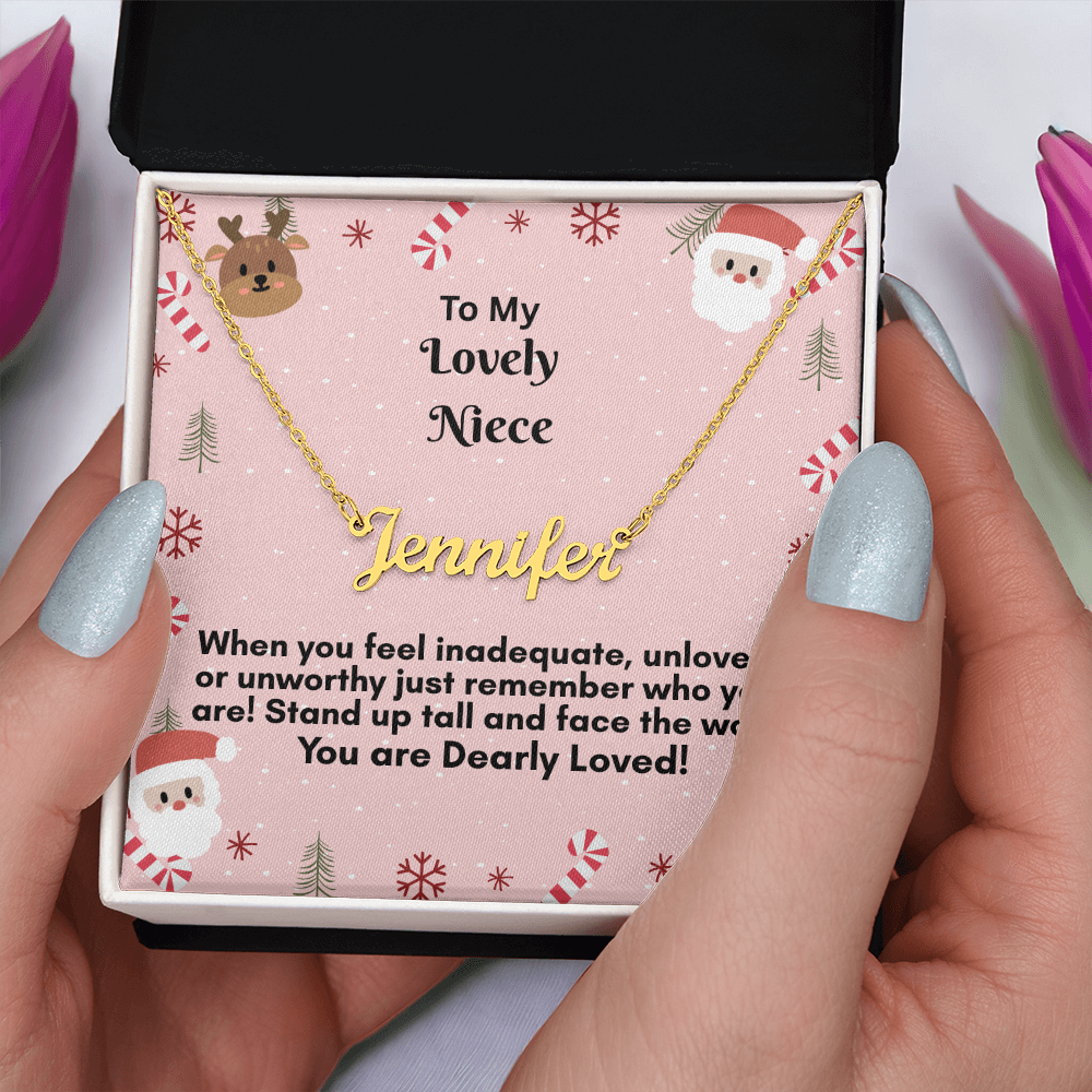 Personalized Named Necklace on sale now half price!