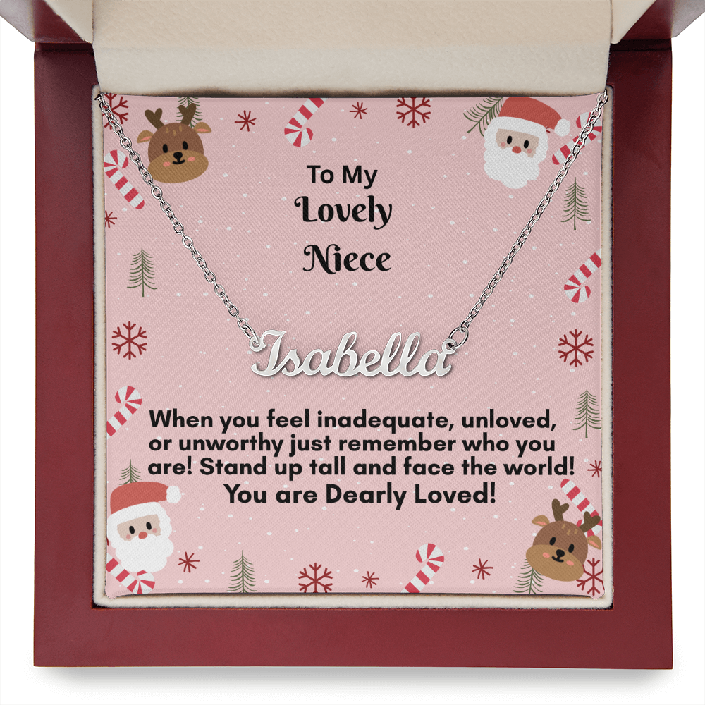 Personalized Named Necklace on sale now half price!