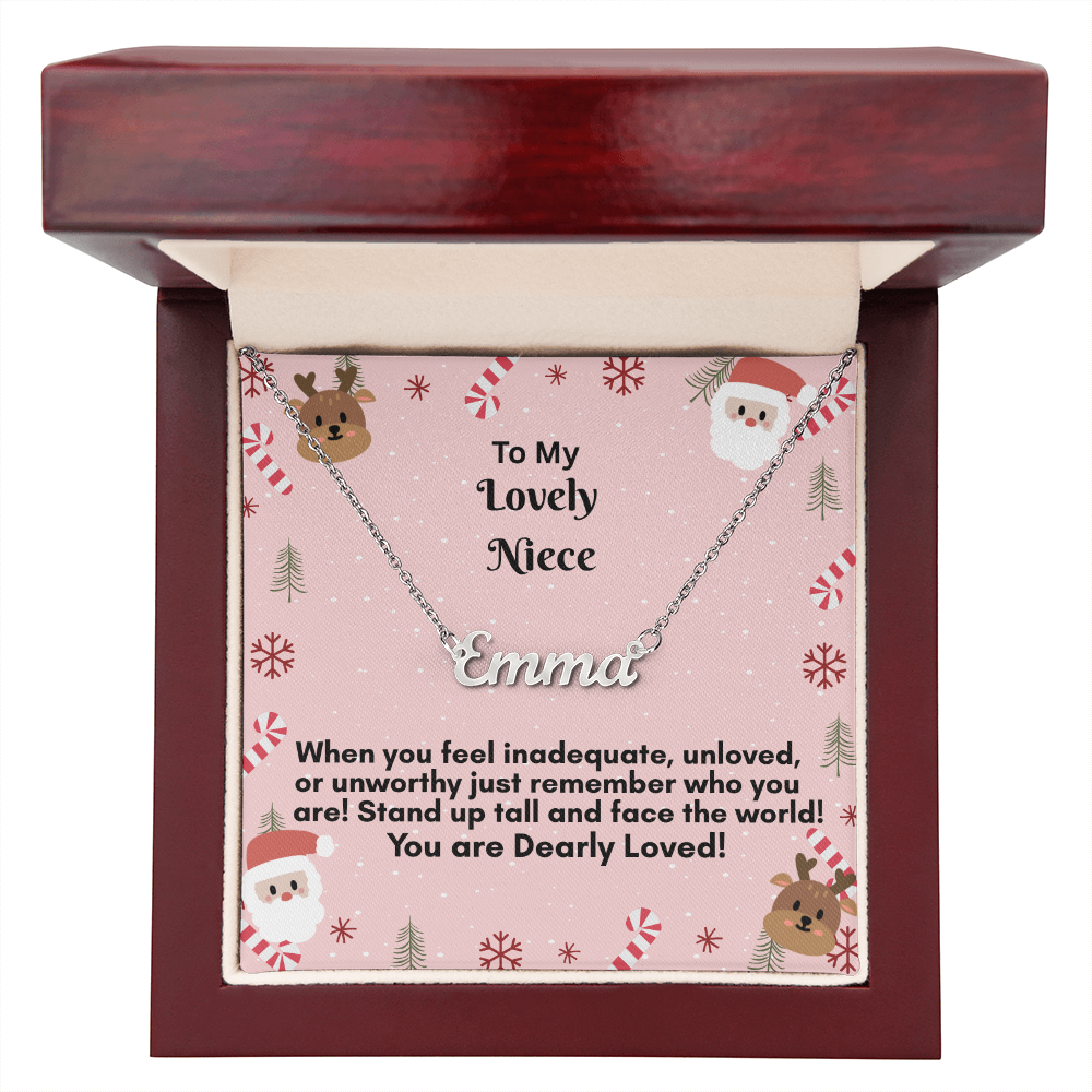 Personalized Named Necklace on sale now half price!