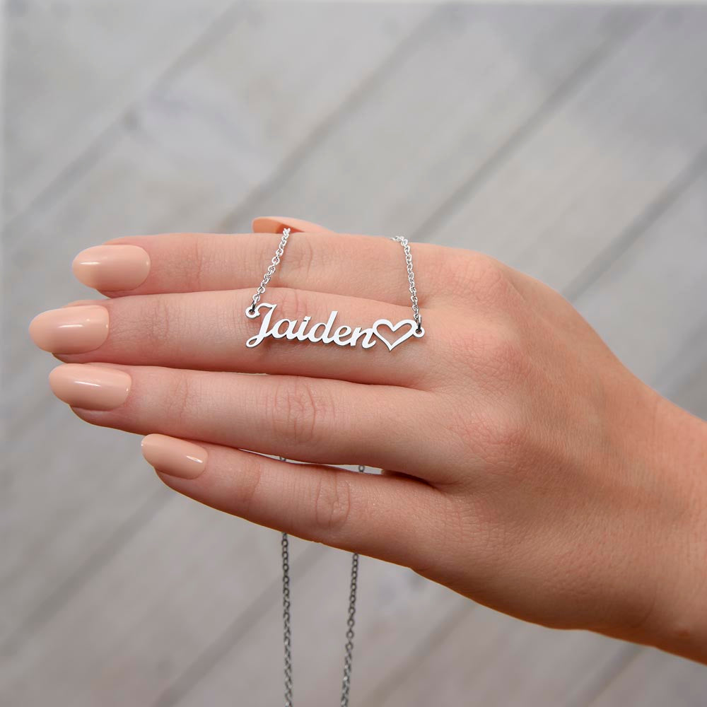 Personalized Heart Necklace - A Touch of Love in Every Letter