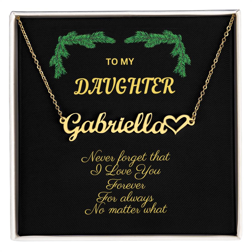 Heart Name Necklace