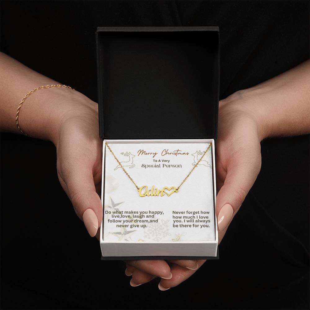 Personalized Heart Named Necklace
