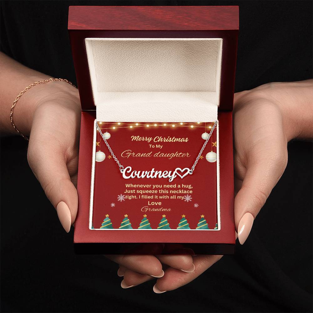 Personalized Named Heart Necklace